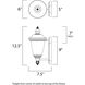 Carriage House DC 1 Light 12.5 inch Oriental Bronze Outdoor Wall Mount