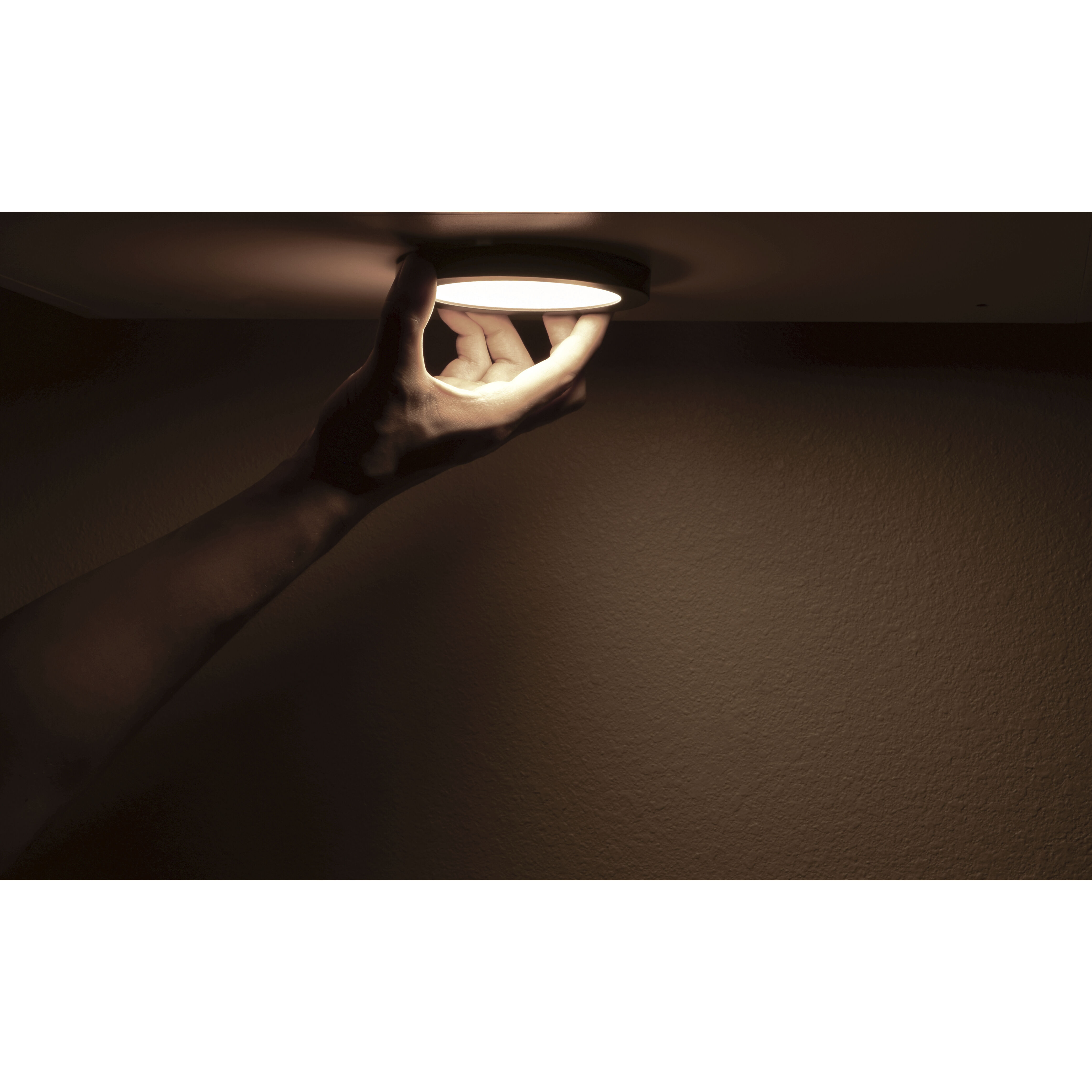 Wafer LED LED 10 inch Bronze Flush Mount Ceiling Light