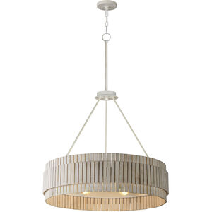 Satori 6 Light 30.75 inch Ecru Chandelier Ceiling Light