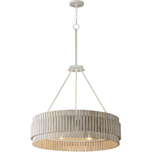 Satori 6 Light 30.75 inch Ecru Chandelier Ceiling Light