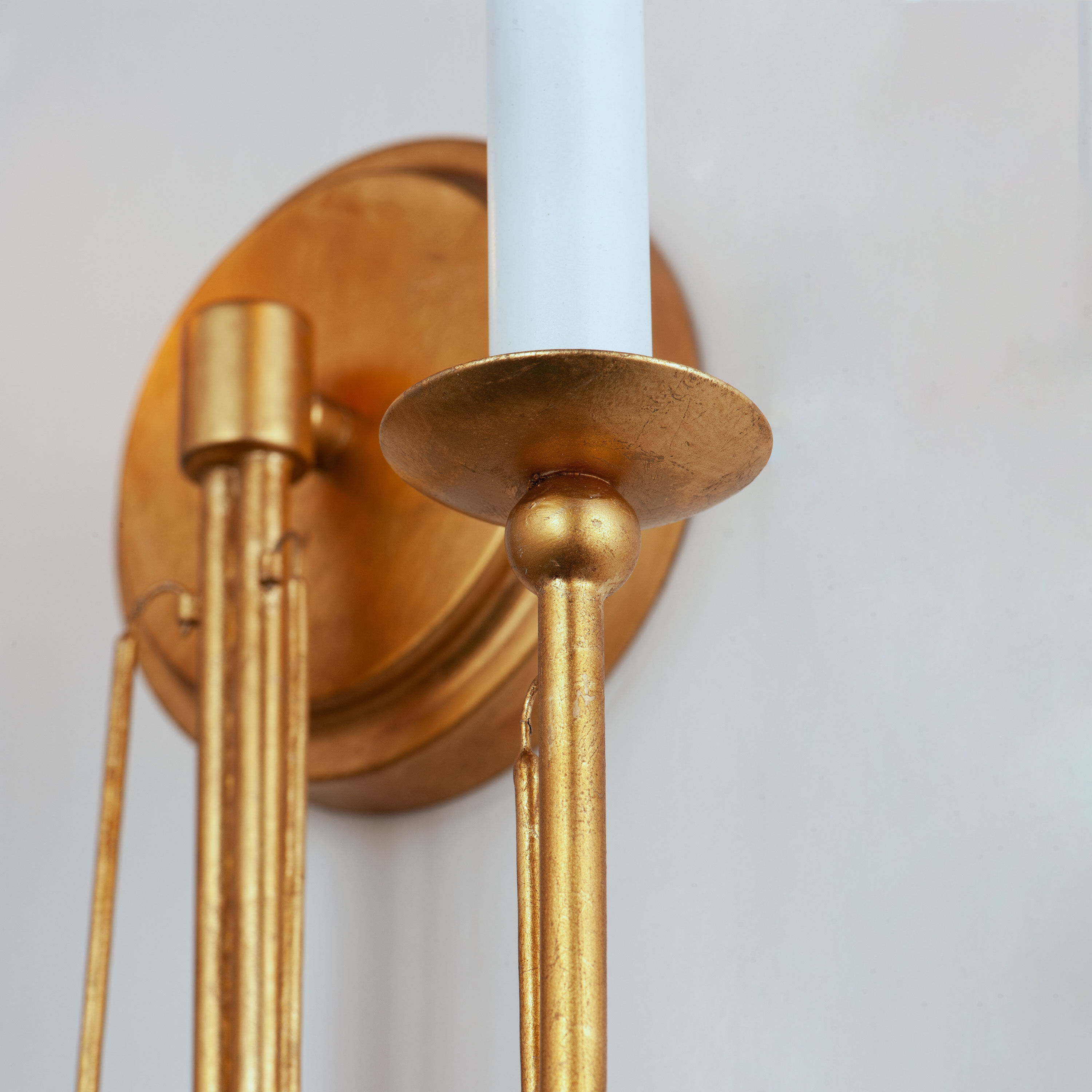 Plumette 2 Light 12 inch Gold Leaf Wall Sconce Wall Light