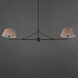Dunbridge 2 Light 62 inch Antique Bronze Linear Pendant Ceiling Light