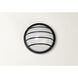 Bulwark LED 10.25 inch Black Outdoor Wall Mount