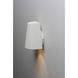 Mini LED 6 inch White Outdoor Wall Mount