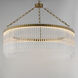 Jolie LED 34 inch Natural Aged Brass Chandelier Ceiling Light