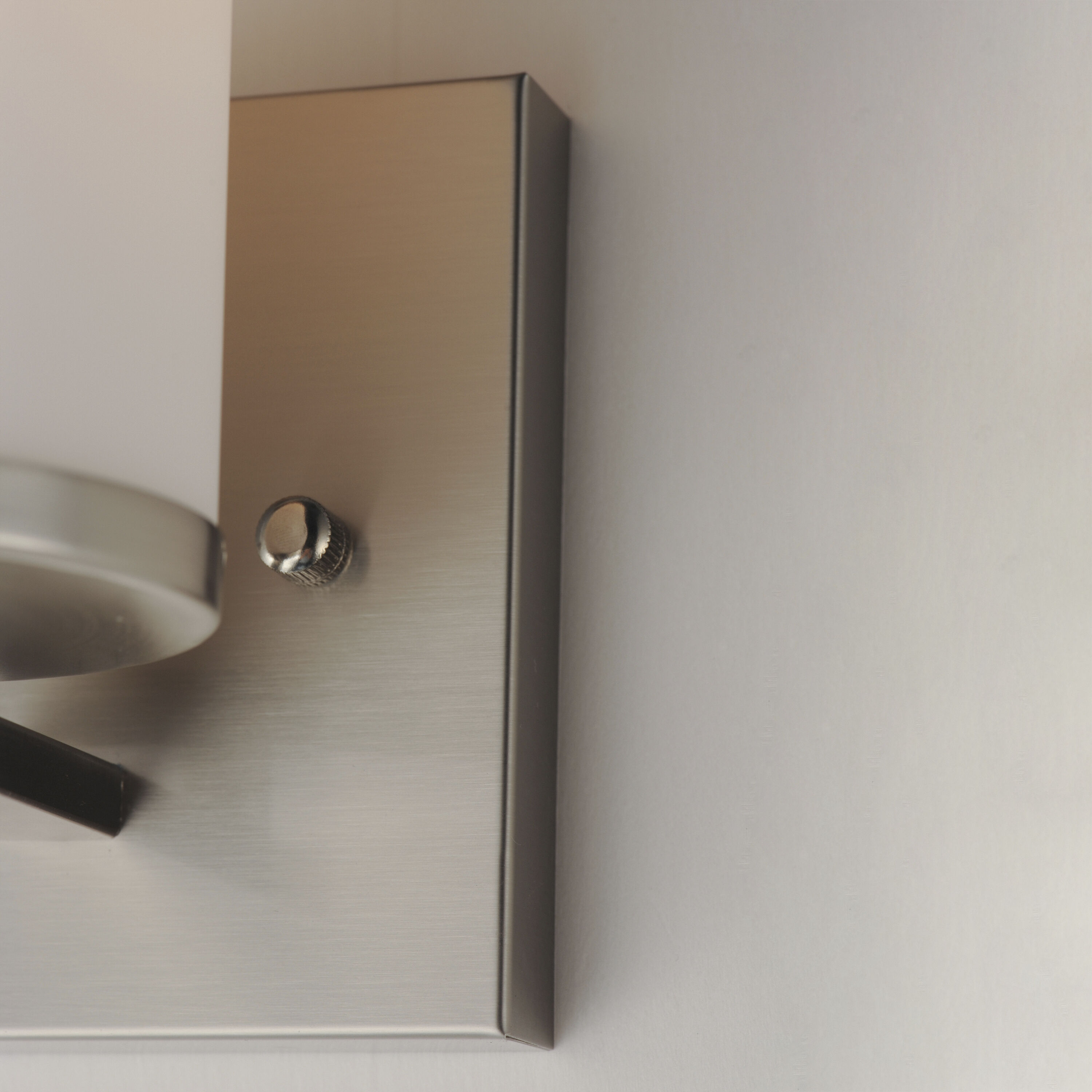 Lateral 1 Light 5 inch Satin Nickel Wall Sconce Wall Light in Satin White