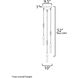 Pioneer 7 Light 10 inch Anthracite Multi-Light Pendant Ceiling Light