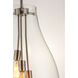 Gourd 3 Light 19.75 inch Satin Nickel Multi-Light Pendant Ceiling Light