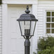 Builder Cast 3 Light 21.25 inch Black Outdoor Pole/Post Mount