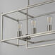 Gridline 6 Light 42 inch Satin Nickel Linear Pendant Ceiling Light