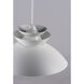 Nordic 1 Light 14.25 inch White Single Pendant Ceiling Light