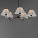 Saxon 5 Light 37.5 inch Oil Rubbed Bronze Chandelier Ceiling Light