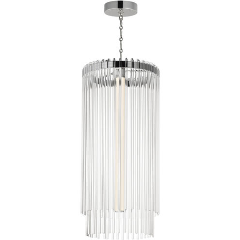 Jolie LED 14 inch Polished Nickel Entry Foyer Pendant Ceiling Light