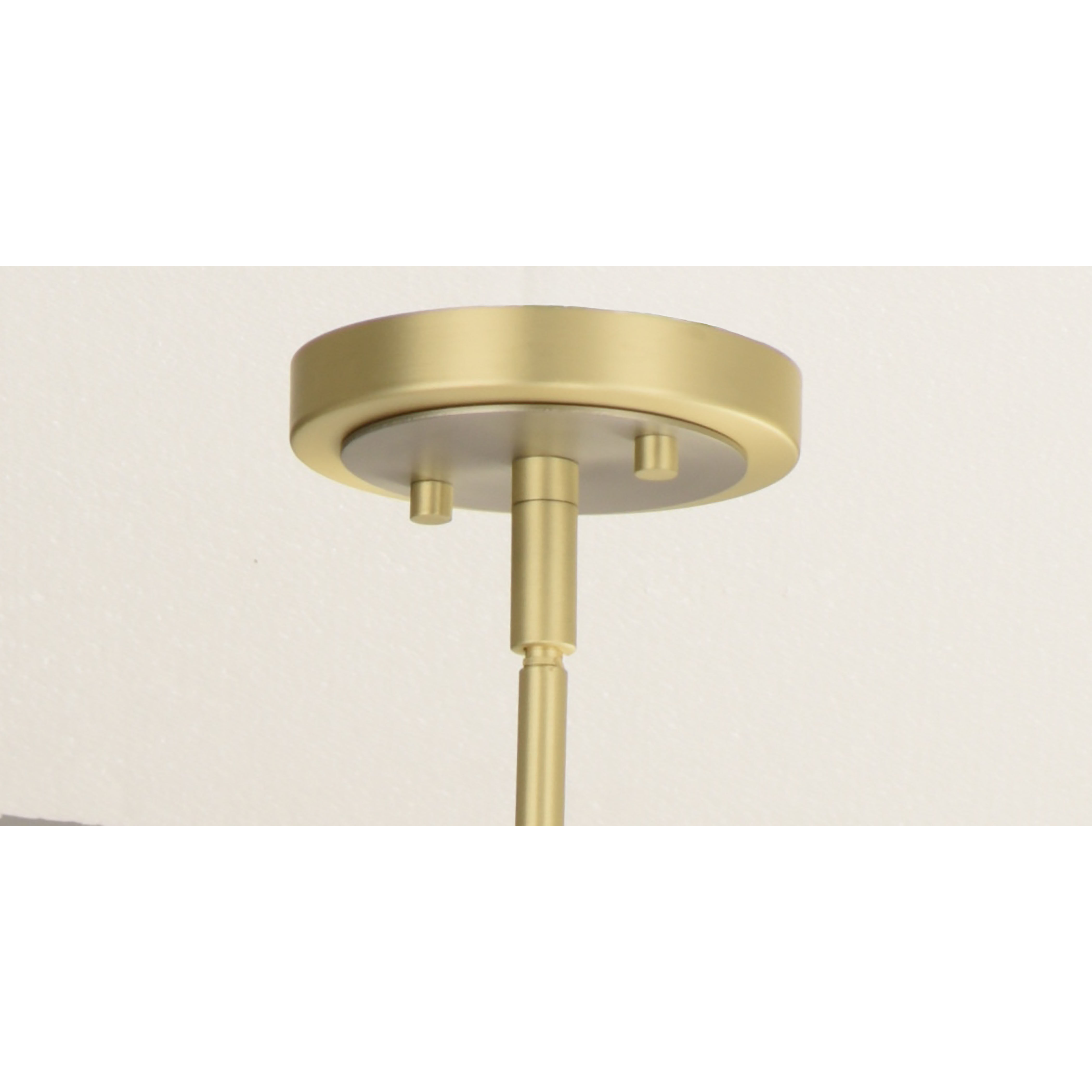 Finn 1 Light 6.5 inch Satin Brass/Brushed Platinum Single Pendant Ceiling Light