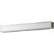 Edge LED 24 inch Satin Nickel Bath Vanity Wall Light