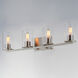 Sleek 4 Light 30.5 inch Satin Nickel Bath Vanity Wall Light