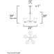 Vital 5 Light 23 inch Oil Rubbed Bronze Chandelier Ceiling Light