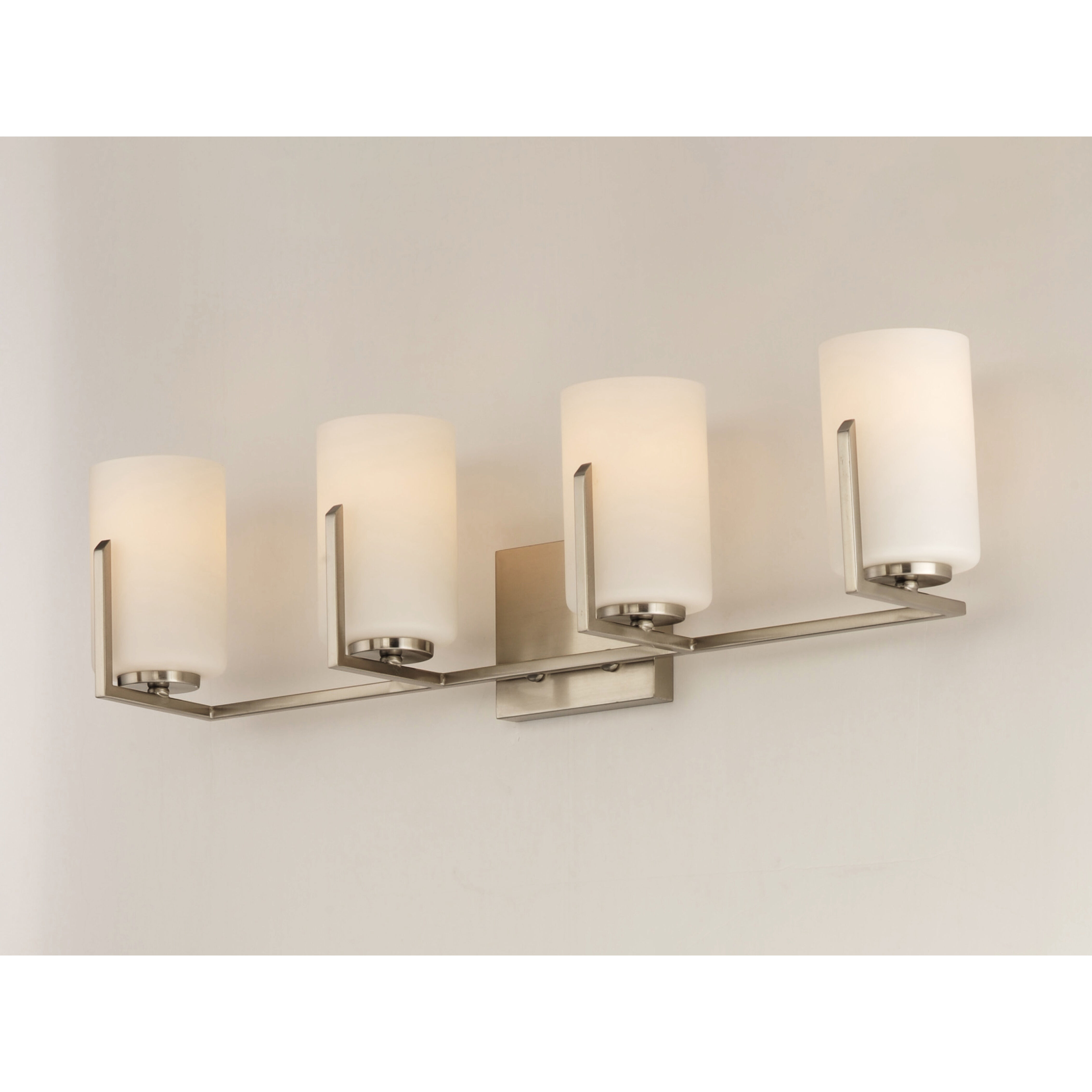 Dart 4 Light 30 inch Satin Nickel Vanity Light Wall Light