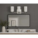 Dart 3 Light 21.25 inch Satin Nickel Bath Vanity Wall Light