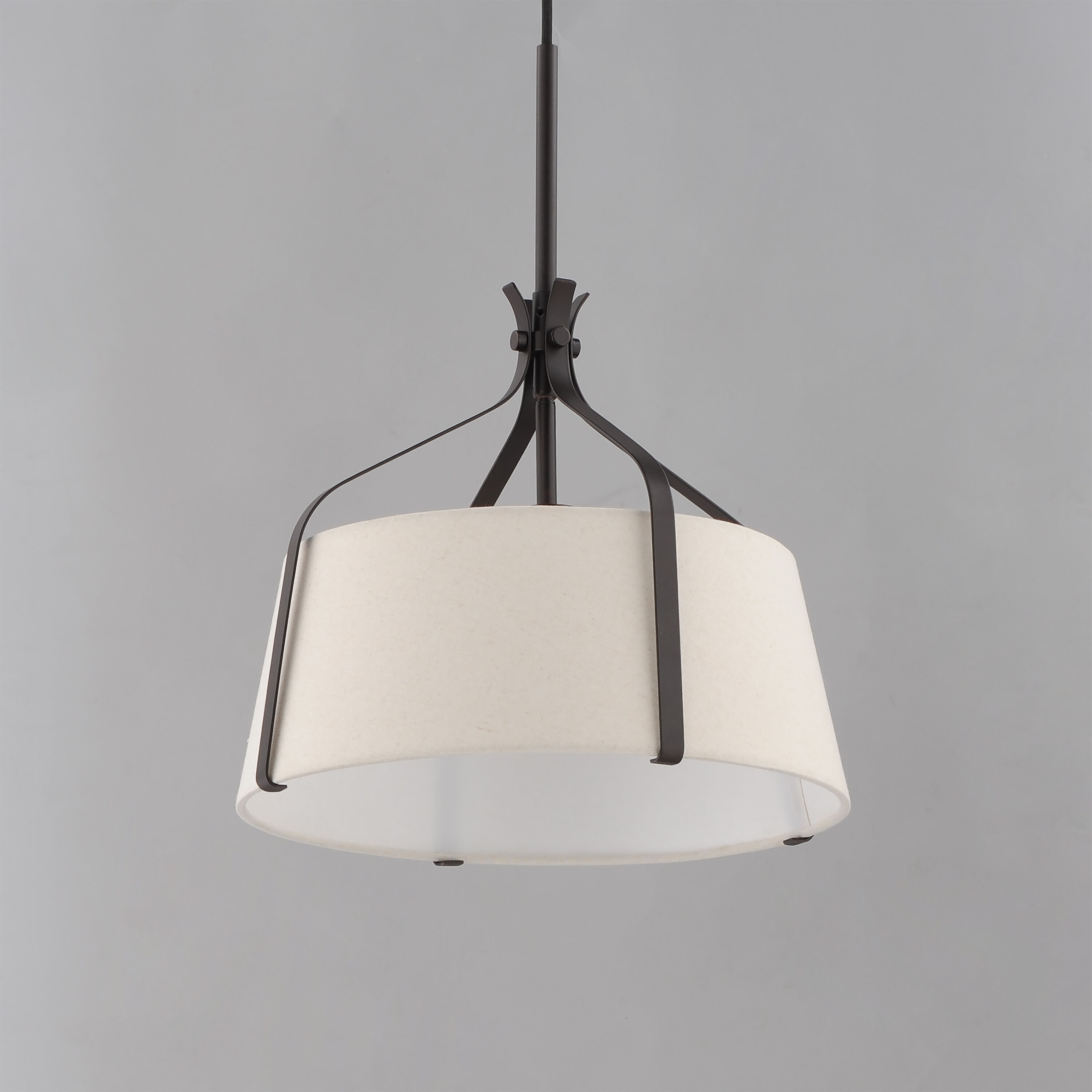 Bandera 1 Light 14.5 inch Dark Bronze Single Pendant Ceiling Light