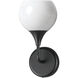 Neve 1 Light 6 inch Black Wall Sconce Wall Light