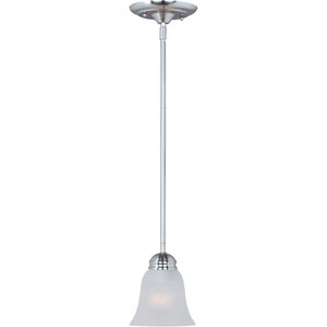 Basix 1 Light 7 inch Polished Chrome Mini Pendant Ceiling Light in Frosted