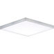 Trim LED 9 inch Polished Chrome Flush Mount Ceiling Light