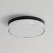 Edge LED 7 inch Black Flush Mount Ceiling Light