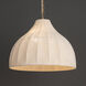Hearthveil 1 Light 24 inch Natural Aged Brass Single Pendant Ceiling Light