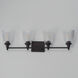 Julip 4 Light 31.75 inch Dark Bronze Bath Vanity Wall Light