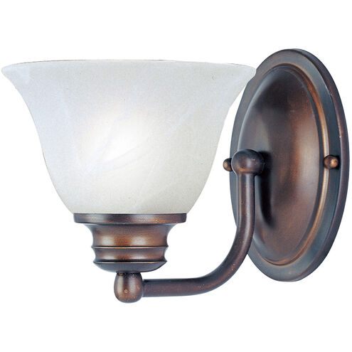 Malaga 1 Light 6 inch Oil Rubbed Bronze Wall Sconce Wall Light in Marble