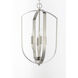 Provident 4 Light 14.5 inch Satin Nickel Chandelier Ceiling Light