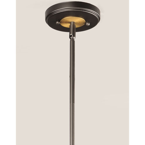 Oscar 2 Light 9 inch Bronze/Antique Brass Multi-Light Pendant Ceiling Light