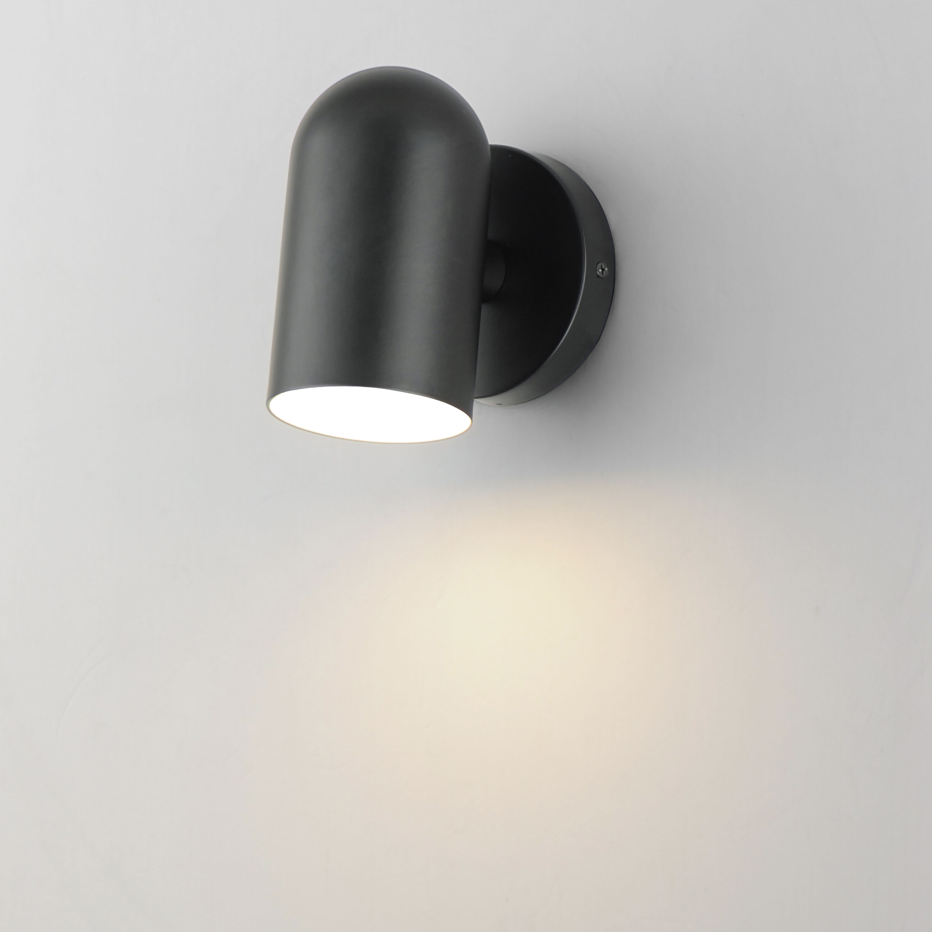 Spot Light LED 7 inch Black Outdoor Wall Mount