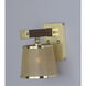 Maritime 1 Light 7.25 inch Antique Pecan and Satin Brass Wall Sconce Wall Light