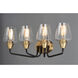 Goblet 4 Light 26.25 inch Bronze and Antique Brass Bath Vanity Wall Light