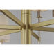 Uptown 5 Light 26 inch Satin Brass and Polished Nickel Chandelier Ceiling Light