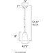 Rocco 1 Light 4.75 inch Oil Rubbed Bronze Mini Pendant Ceiling Light