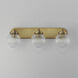 Kasbah 3 Light 25.5 inch Satin Brass Bath Vanity Wall Light
