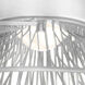 Zeta LED 20 inch Matte White Flush Mount Ceiling Light