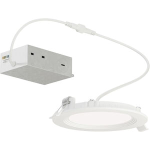 Slim Baffle LED 4.75 inch White Flush Mount Ceiling Light