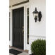 Carriage House DC 1 Light 12.5 inch Oriental Bronze Outdoor Wall Mount