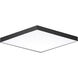 Trim LED 10.5 inch Black Flush Mount Ceiling Light