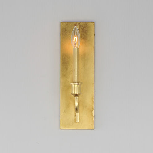 Normandy 1 Light 4.75 inch Gold Leaf Wall Sconce Wall Light