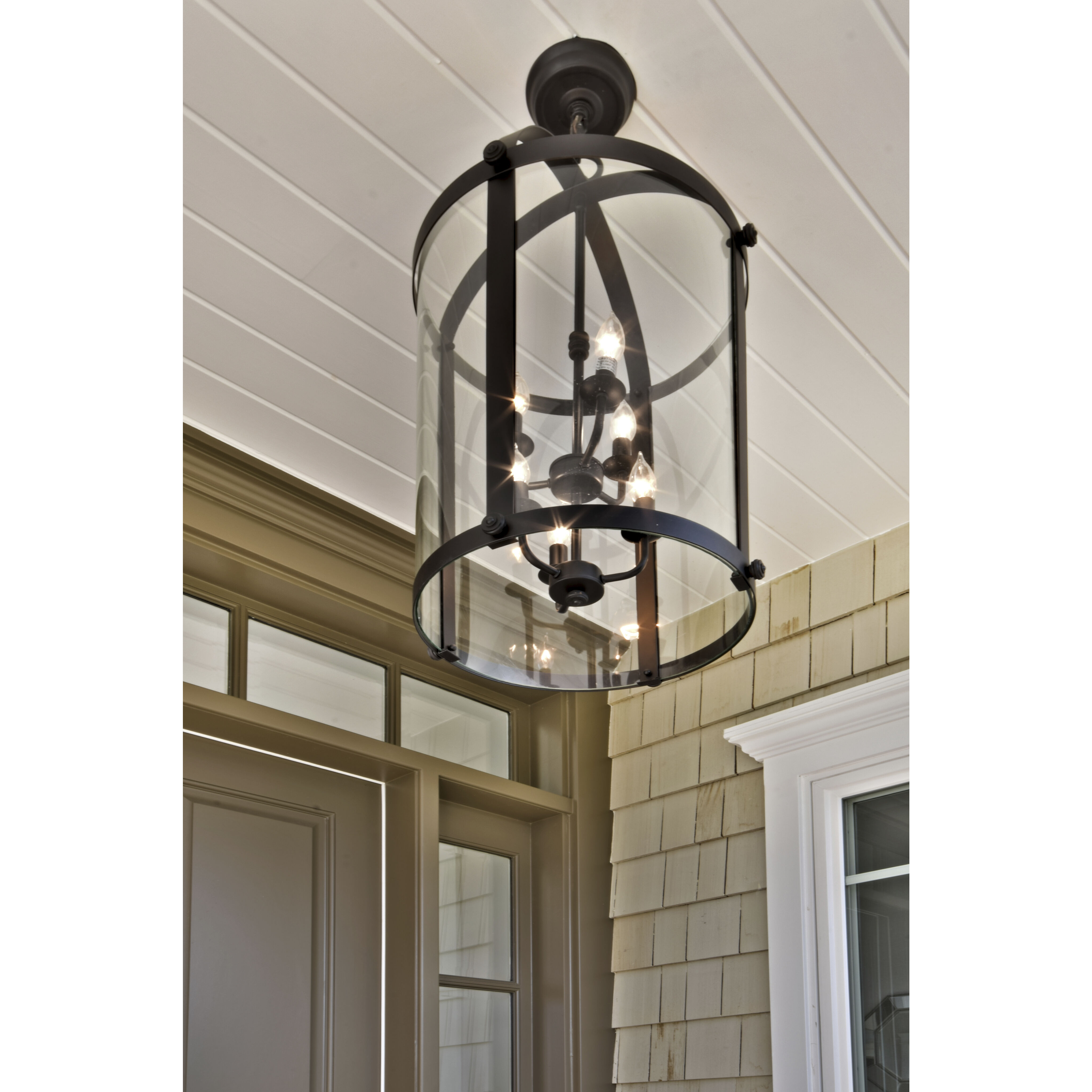 Maxim 21554CLBZ Tara 6 Light 17 inch Bronze Entry Foyer Pendant