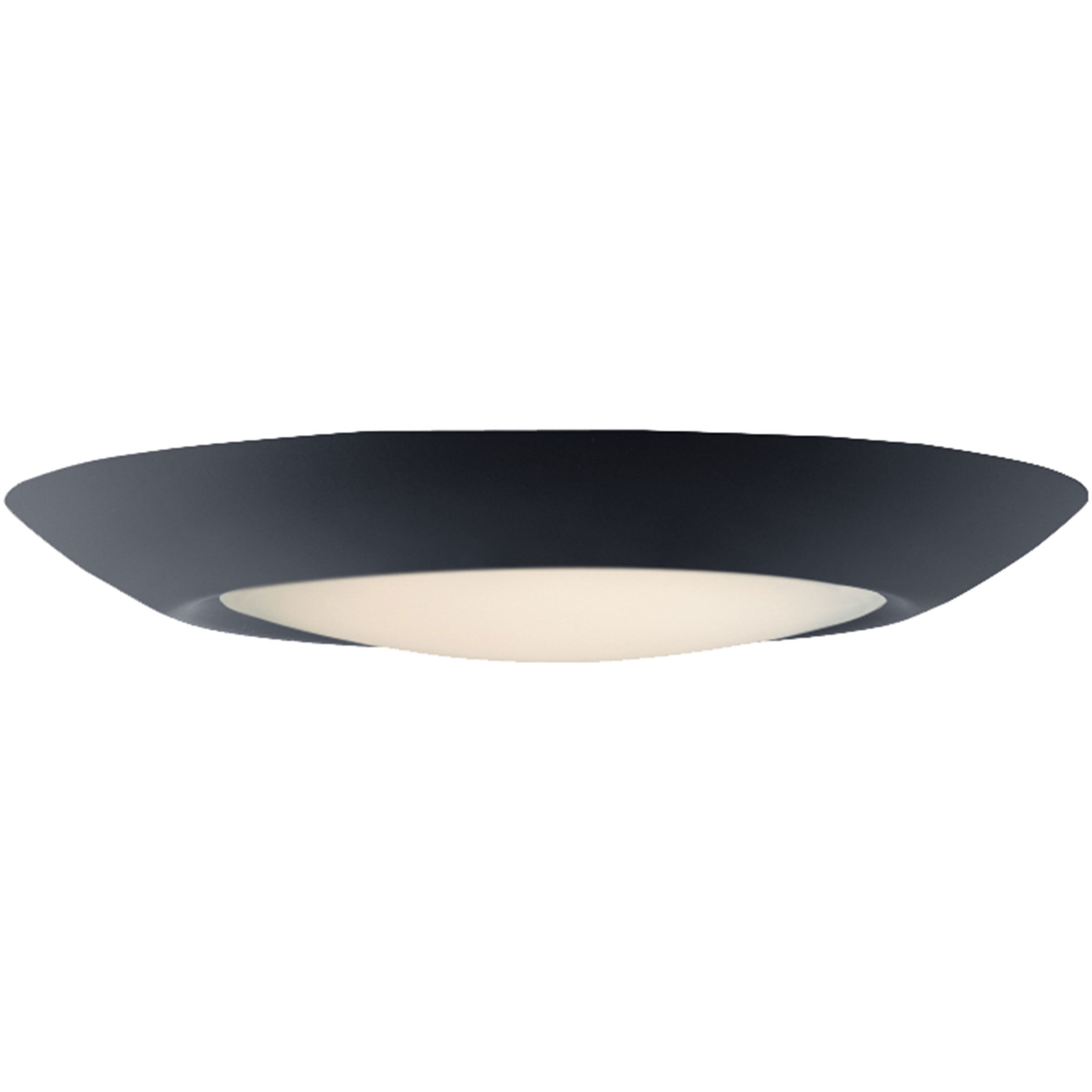 Diverse LED 6 inch Black Flush Mount Ceiling Light
