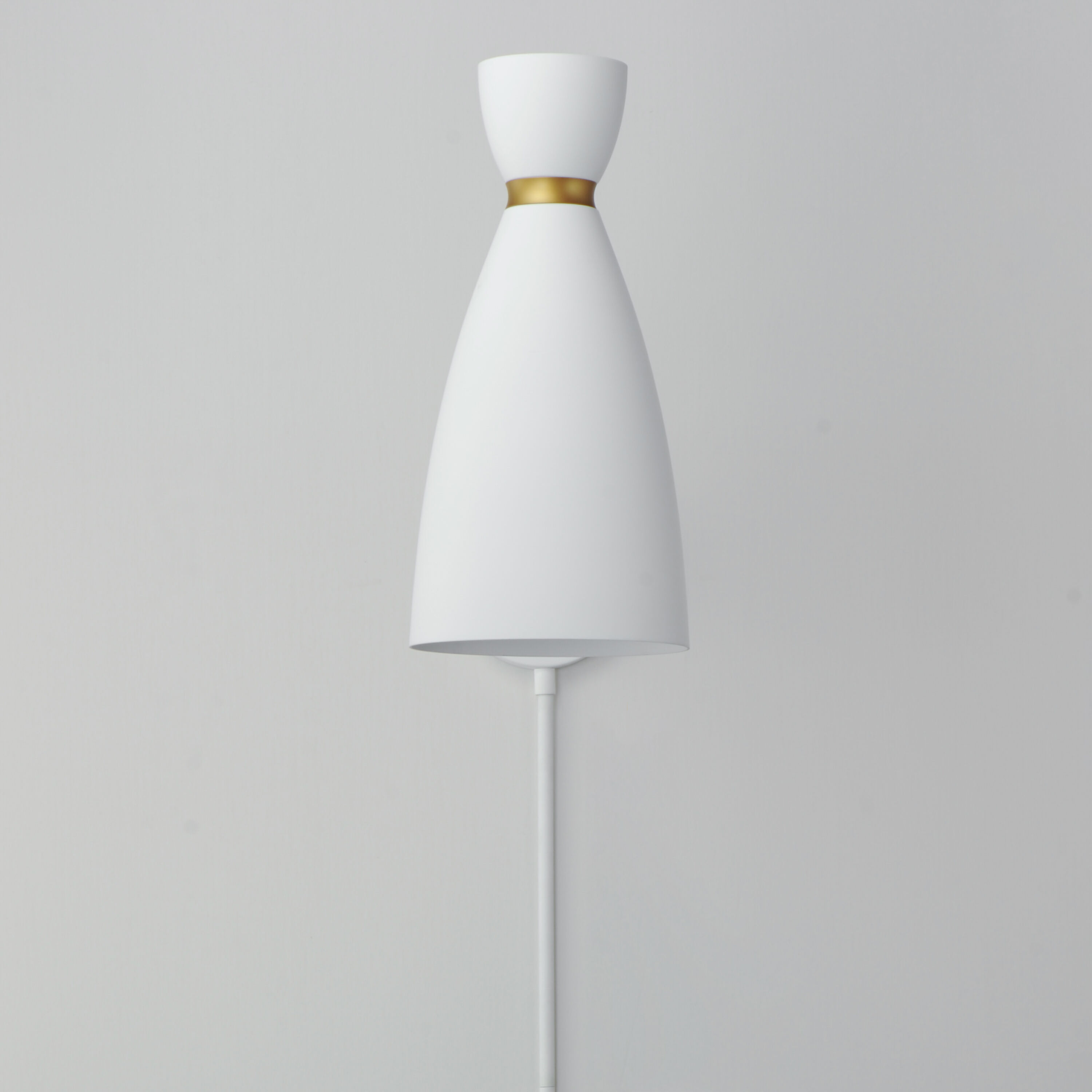 Carillon 1 Light 7 inch White and Satin Brass Wall Sconce Wall Light