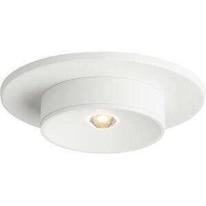 Caldera LED 5.25 inch White Semi-Flush Mount Ceiling Light