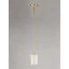 Dart 1 Light 4 inch Satin Brass Mini Pendant Ceiling Light