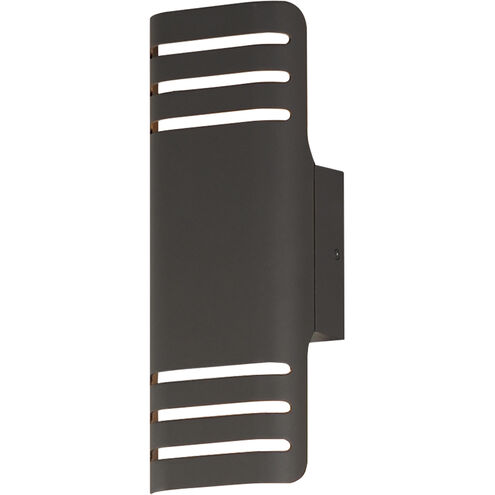 Lightray LED LED 13.25 inch Architectural Bronze Outdoor Wall Mount, Small